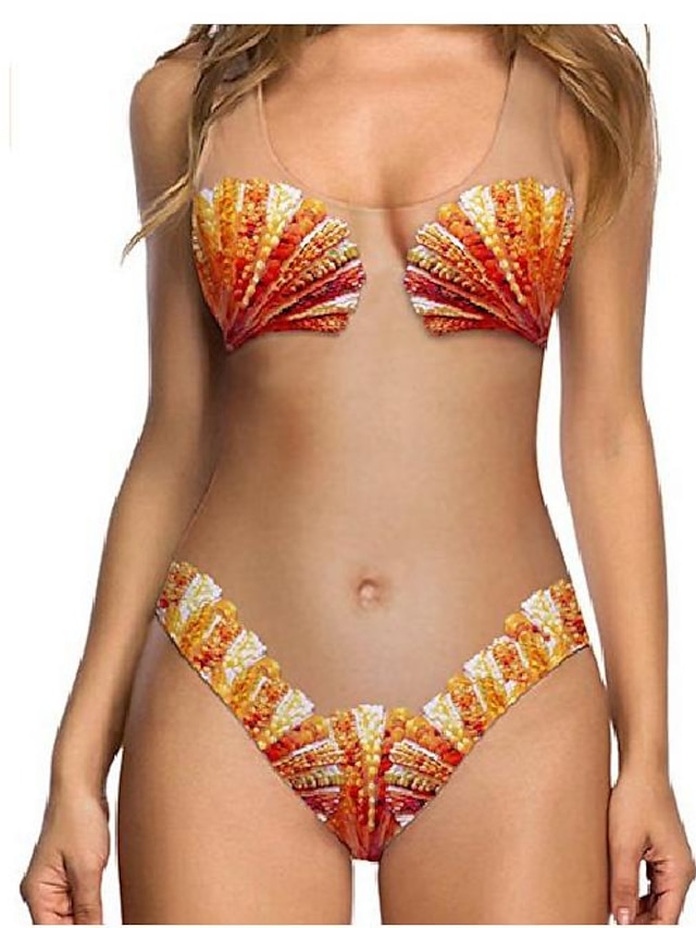 Womens Clothing Womens Swimwear | Womens Swimwear Swimwear Normal Swimsuit Tummy Control Sexy Pattern Picture 1 Picture 2 Pictur