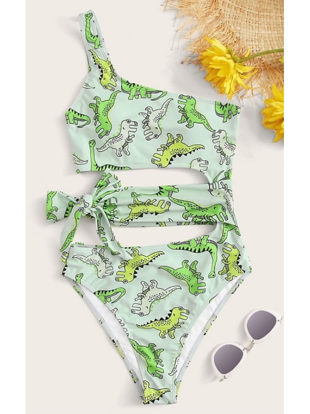 Womens Clothing Womens Swimwear | Womens Swimwear One Piece Monokini trikini Normal Swimsuit Push Up Print Solid Color Animal im