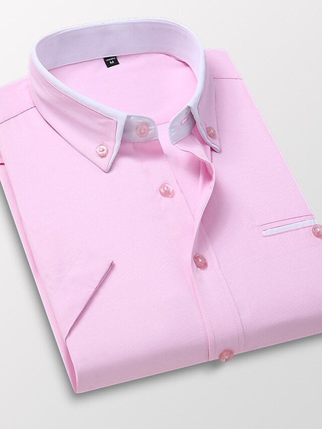 Camicia COOFANDY Uomo Maniche Lunghe: Non Stiro, Vestibilità Slim, Tinta Unita, Per Lavoro E Tempo Libero
