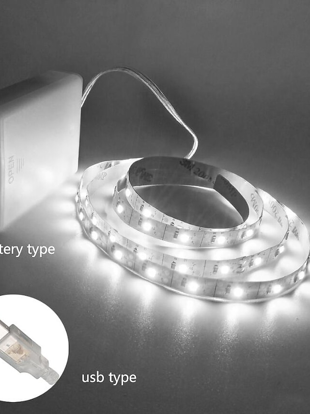 LED Light Strips USB Interface or AA Battery Box Power Supply Flexible