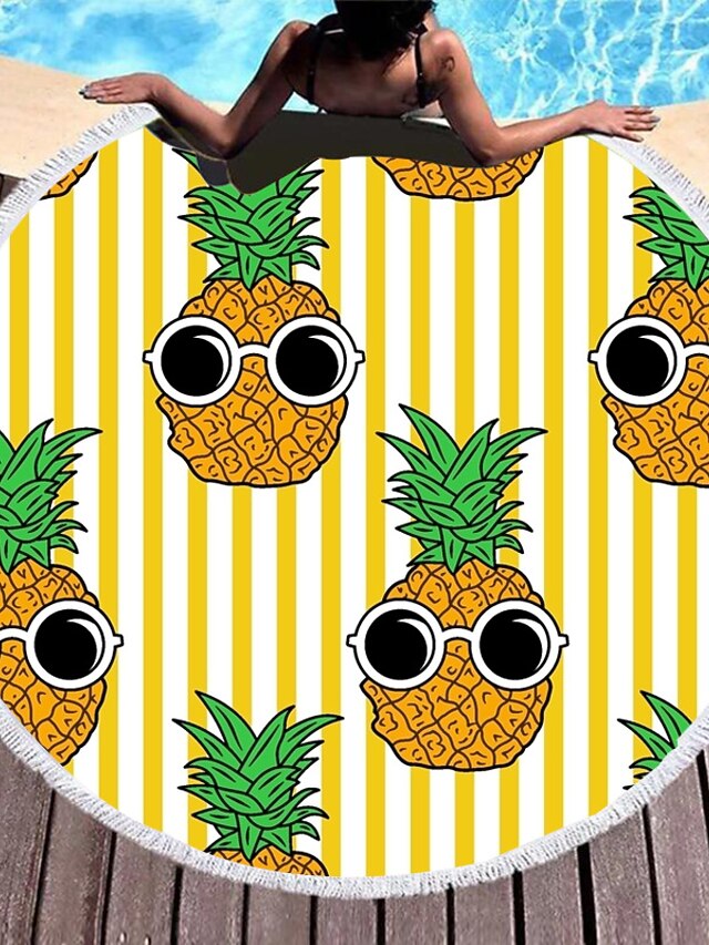 Women's Swimwear Cover Up Beach Towel Swimsuit Print Leaf Bathing Suits