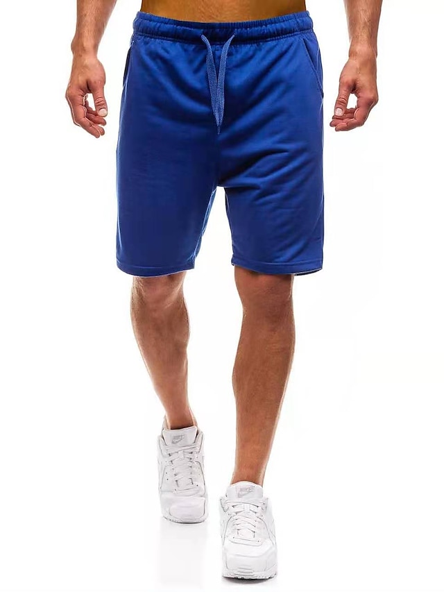 Mens Clothing Mens Bottoms | Mens Sporty Casual / Sporty Shorts Sporty Short Pants Casual Daily Micro-elastic Solid Colored Outd