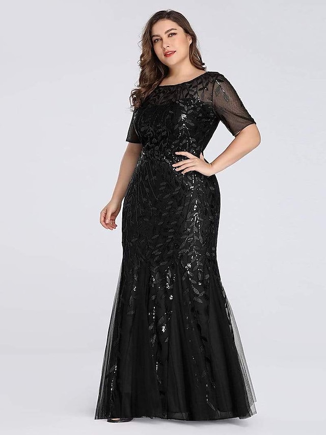 Mermaid / Trumpet Empire Elegant Party Wear Formal Evening Dress Jewel ...