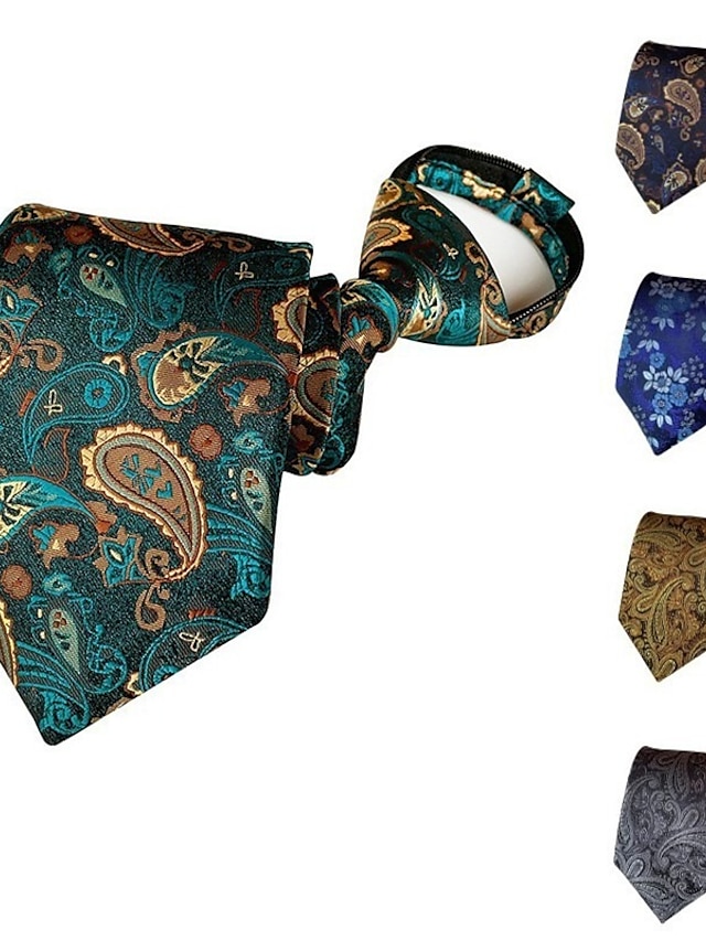  Men's Ties Neckties Work Print Formal Business