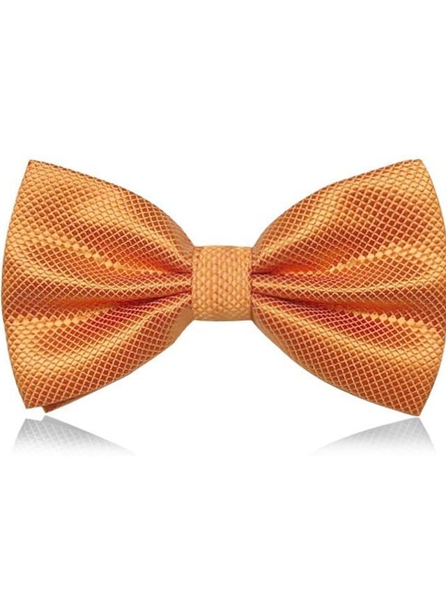 Men's Classic Bow Ties On Formal Solid Tuxedo Bowtie Wedding Party Work ...