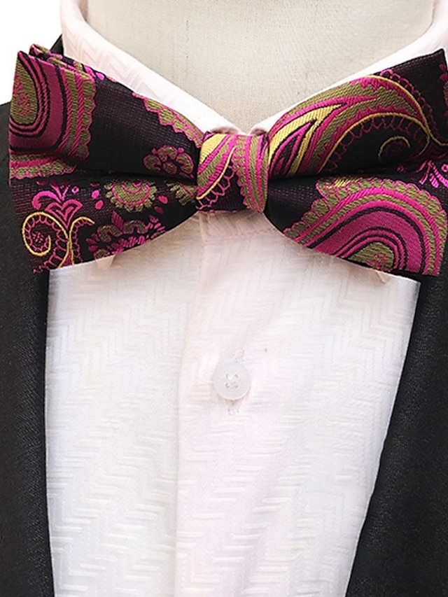  Homme Noeud Papillon Soirée Travail Jacquard Formel Soirée