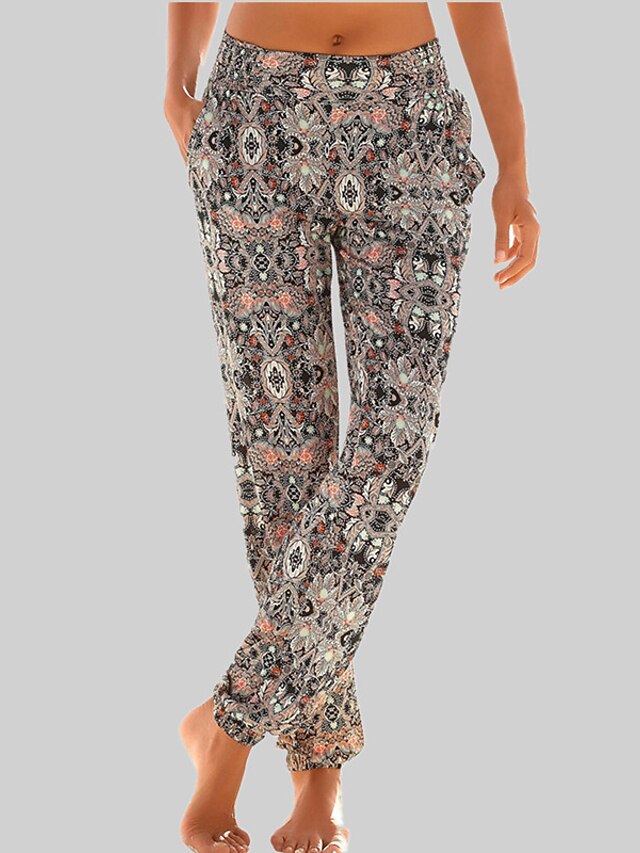 boho print pants