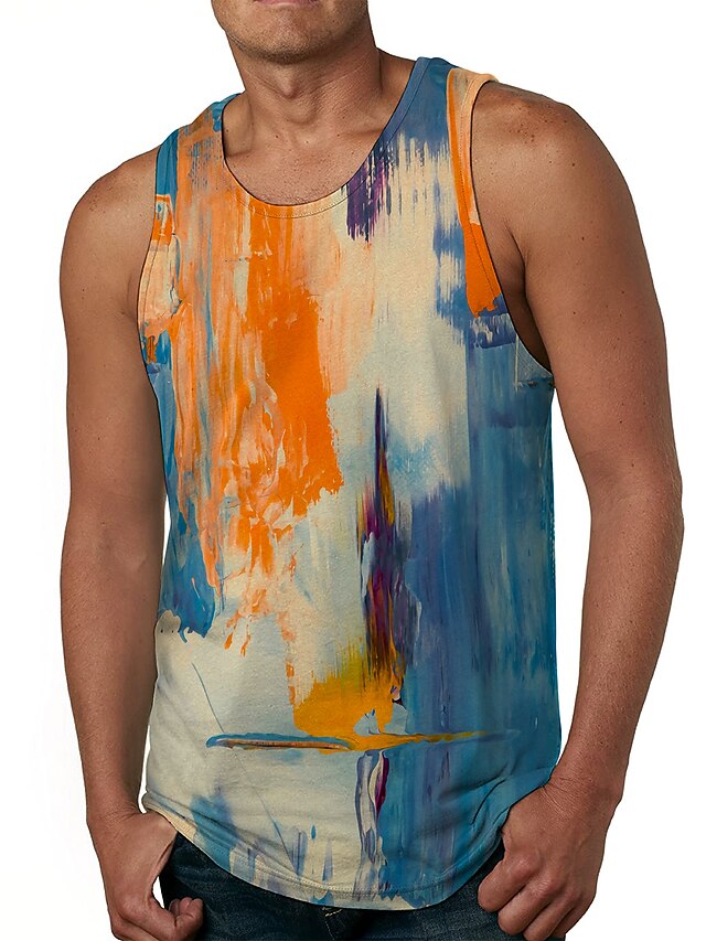 Men's Unisex Tank Top Undershirt Shirt 