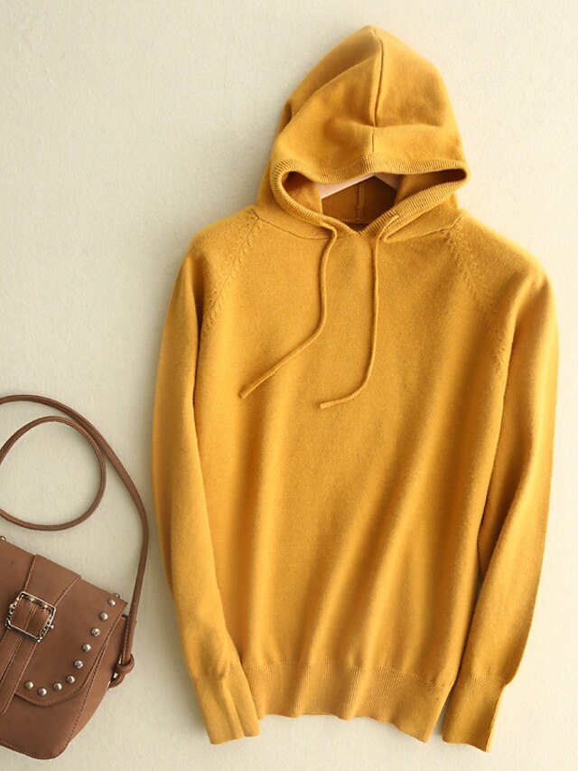 Womens Clothing Sweaters & Cardigans | Womens Sweater Solid Color Long Sleeve Sweater Cardigans Hoodie turmeric Bean Green Skin 