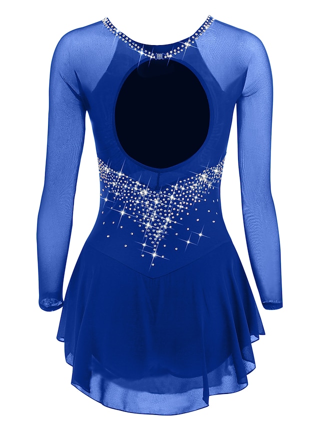 Figure Skating Dress Women's Girls' Ice Skating Dress Violet Black ...