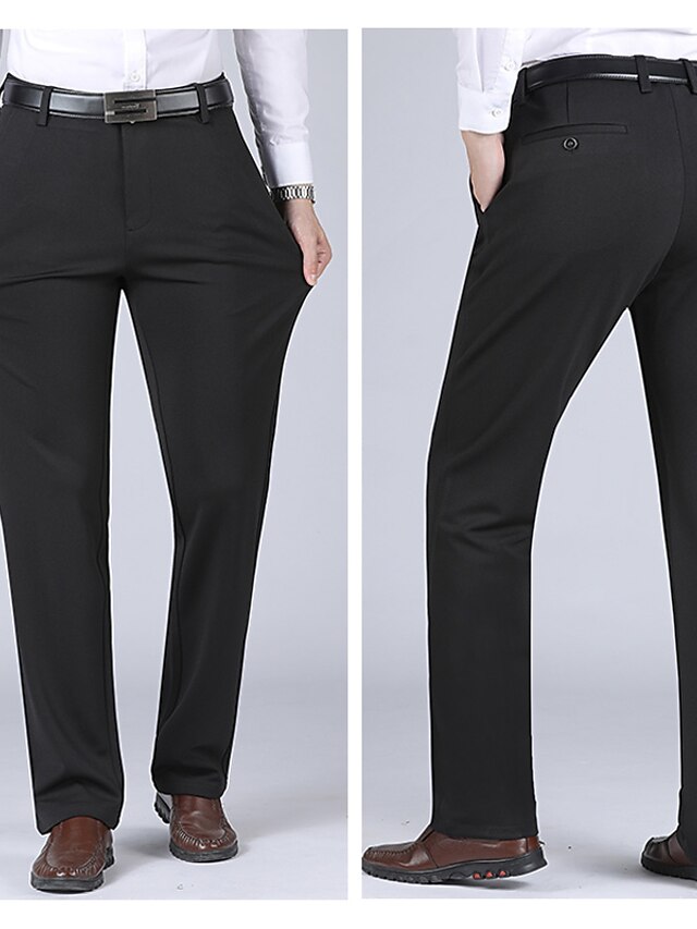 Men's Classic Style Casual Classic Dress Pants Pants Full Length Pants