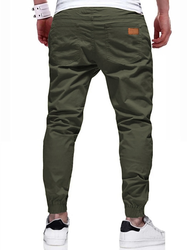 Men's Joggers Stylish Simple Cargo Pants Casual Trousers Sweatpants ...