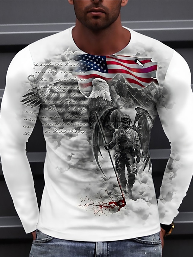 Mens Clothing Mens Tees & Tank Tops | Mens Unisex Tee T shirt Tee Shirt 3D Print Graphic Prints Golf Crew Neck Daily Holiday Pri