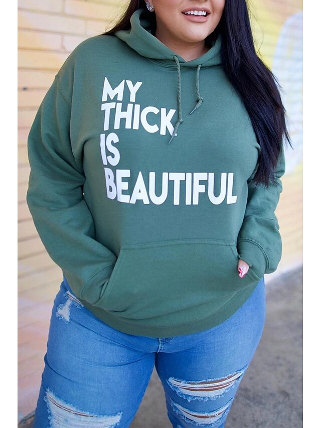 Cowl Neck Hoodie Daily Polyester 
