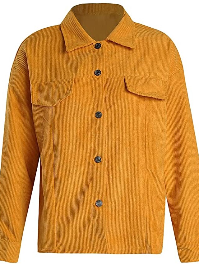 corduroy fleece lined jacket womens