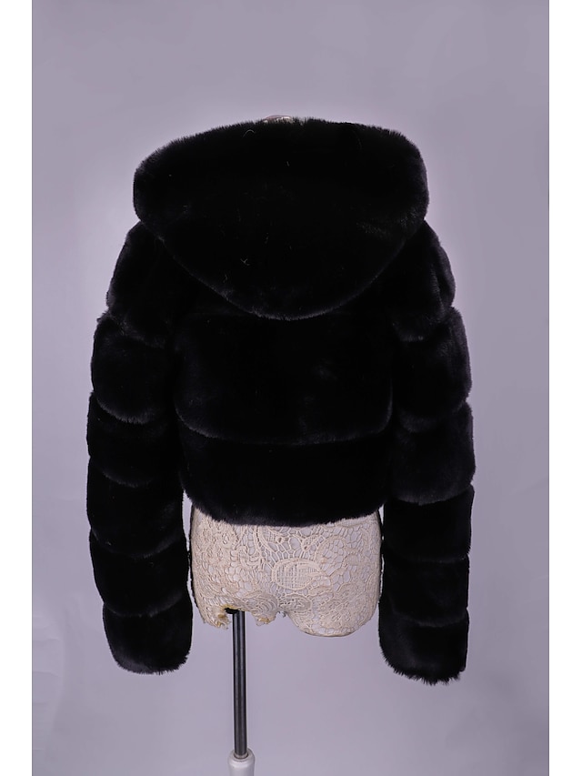 Womens Clothing Womens Outerwear | Womens Faux Fur Coat Teddy Coat Sherpa jacket Fleece Jacket Daily Outdoor clothing Date Fall 