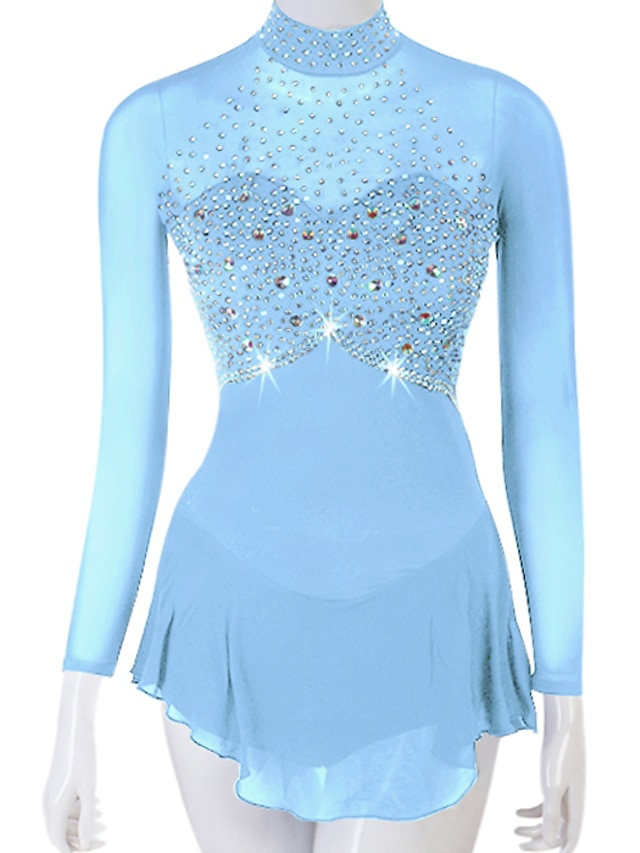 Figure Skating Dress Women's Girls' Ice Skating Dress Outfits White ...