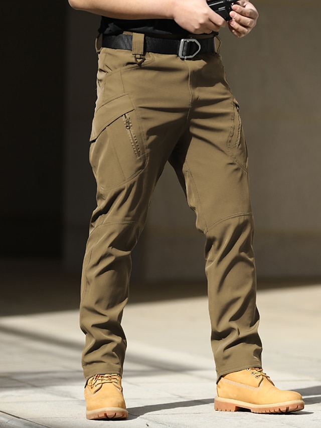 Men's Cargo Pants Tactical Trousers Classic Multi Pocket Straight Leg ...