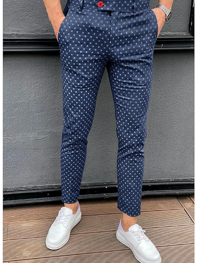 Mens Clothing Mens Bottoms | Mens Stylish Streetwear Pants Chinos Classic Pocket Full Length Pants Business Daily Spot Comfort O