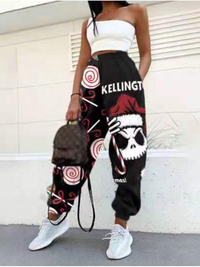 Black Halloween Pants 2022