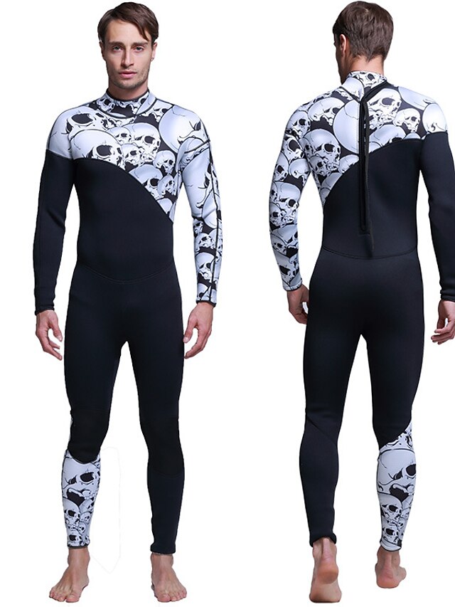 Sports & Outdoors Surfing, Diving & Snorkeling | MYLEDI Mens Full Wetsuit 3mm SCR Neoprene Diving Suit Thermal Warm UPF50+ Quick