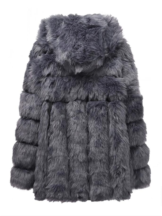 Womens Clothing Womens Outerwear | Womens Faux Fur Coat Teddy Coat Sherpa jacket Fleece Jacket Wedding Daily Fall Winter Long Co