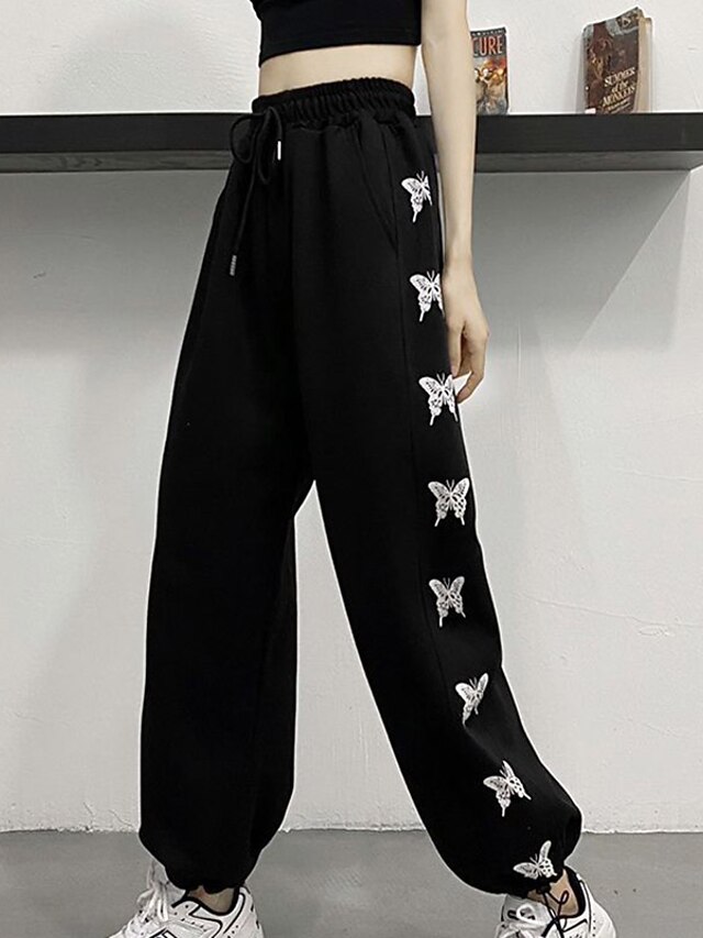 Per donna Casuale / sportivo Morbido Pareggiatore Pantaloni della tuta  Tasche Coulisse sulle gambe Design elastico con coulisse Alla caviglia  Pantaloni Attività ricreative Fine settimana Media del 8869260 2022 a $25.98