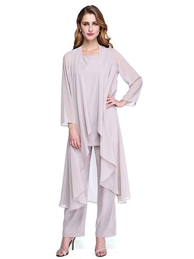 Jumpsuit / Pantsuit Mother of the Bride Dress Wedding Guest Elegant ...