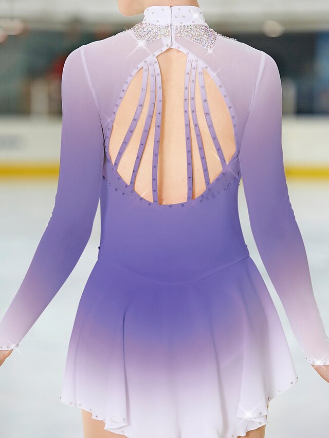 Figure Skating Dress Women's Girls' Ice Skating Dress Outfits Light