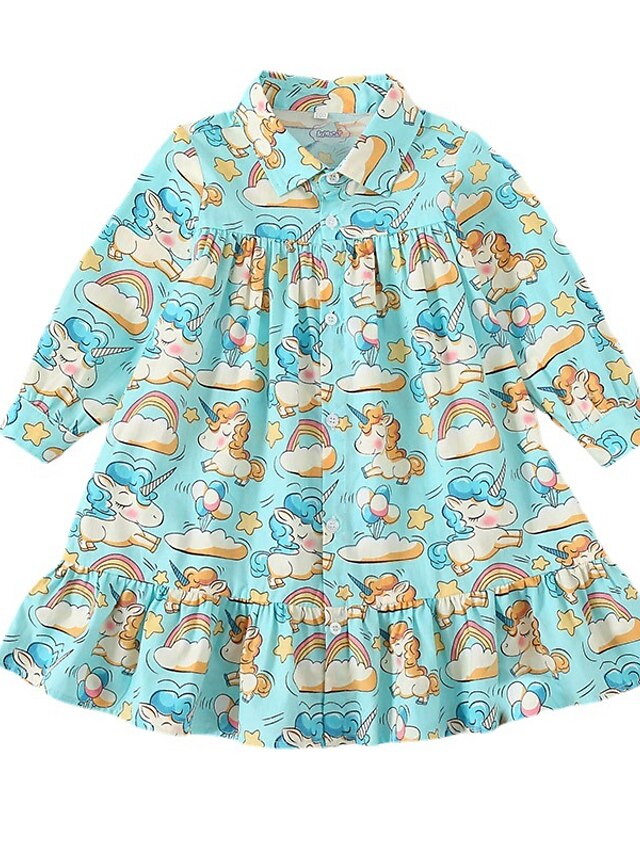 Vendeur britannique mignon cerf polka dot filles top qualité robe tunique 1 2 3 4 5 6 7 ans 