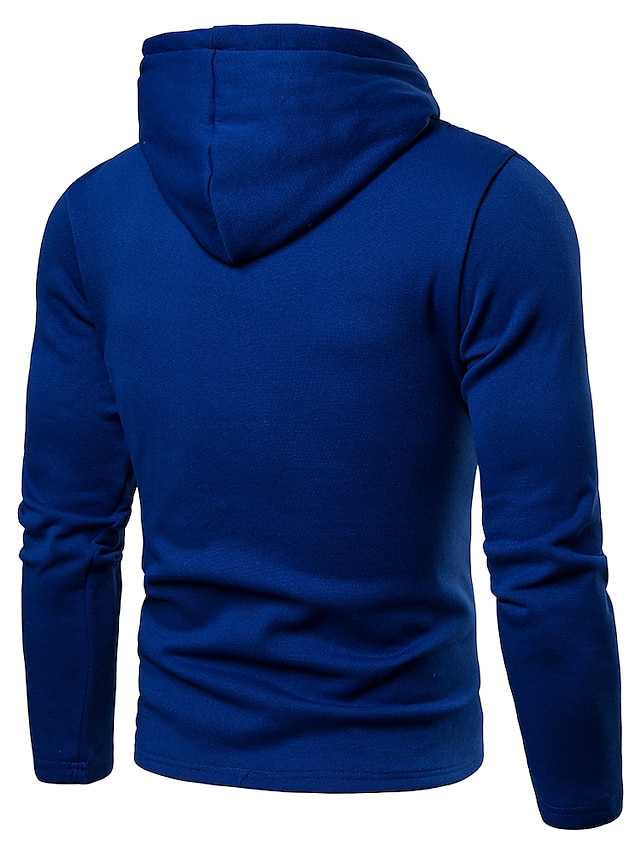 Mens Clothing Mens Hoodies & Sweatshirts | Mens Pullover Hoodie Sweatshirt Solid Color Hooded Casual Daily Holiday Sportswear Ca