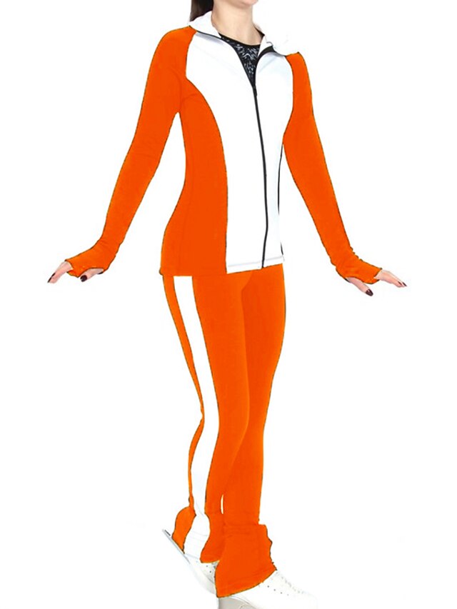 Figure Skating Jacket with Pants Women's Girls' Ice Skating Jacket