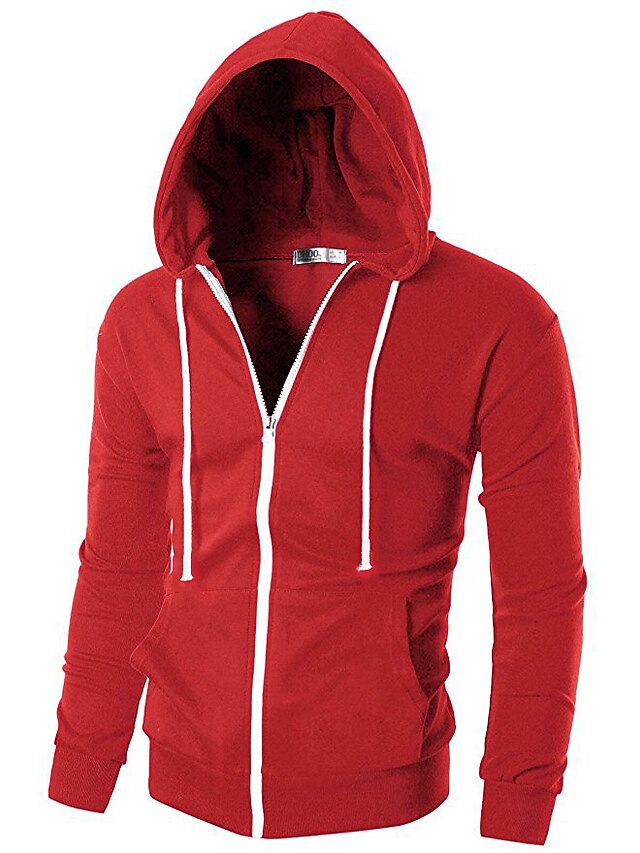 red jacket with white strings