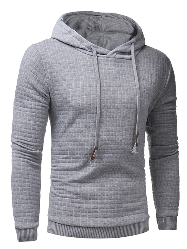 Mens Clothing Mens Hoodies & Sweatshirts | Mens Pullover Hoodie Sweatshirt Solid Color Print Hooded Casual Daily Holiday Sportsw