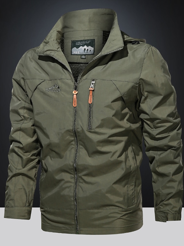 Men's Outdoor Jacket Tactical Jacket Windcheater Jacket Street Daily ...