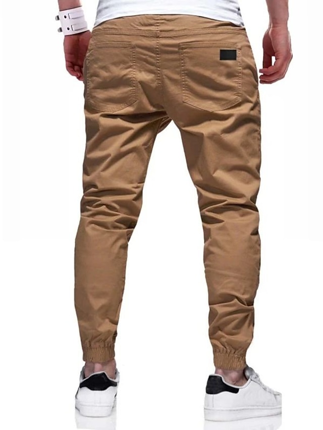 Men's Joggers Stylish Simple Cargo Pants Casual Trousers Sweatpants ...