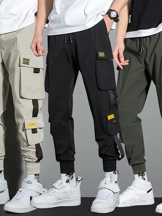 Hombre Ropa de calle Persona que practica jogging Pantalones tipo cargo