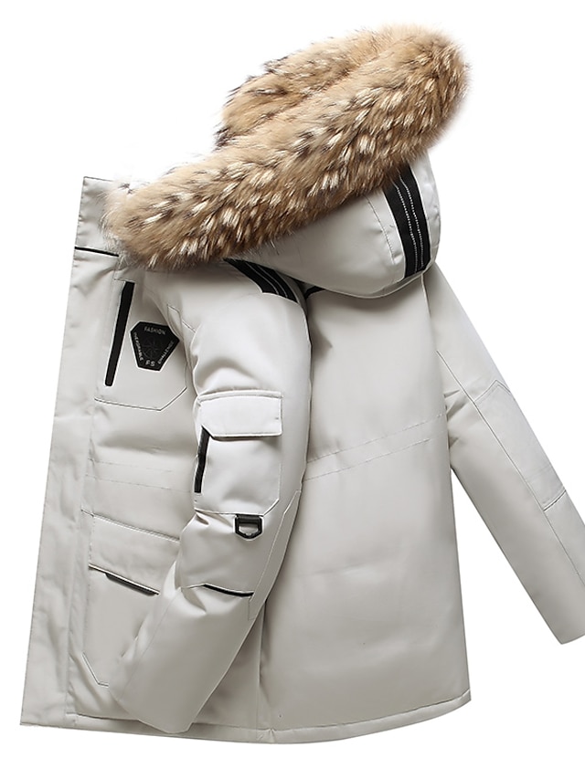 Ulanda Womens Winter Warm Coat Hoodie Plus Size Hooded Windproof Overcoat Fleece Outwear Jacket with Drawstring