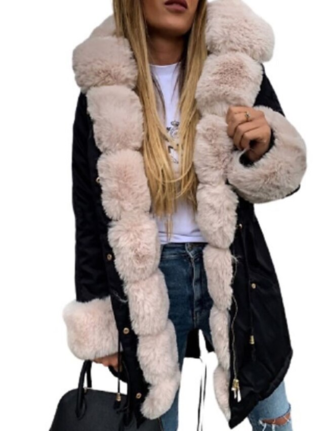 Womens Clothing Womens Outerwear | Womens Coat Teddy Coat Sherpa jacket Fleece Jacket Street Daily Outdoor Fall Winter Long Coat