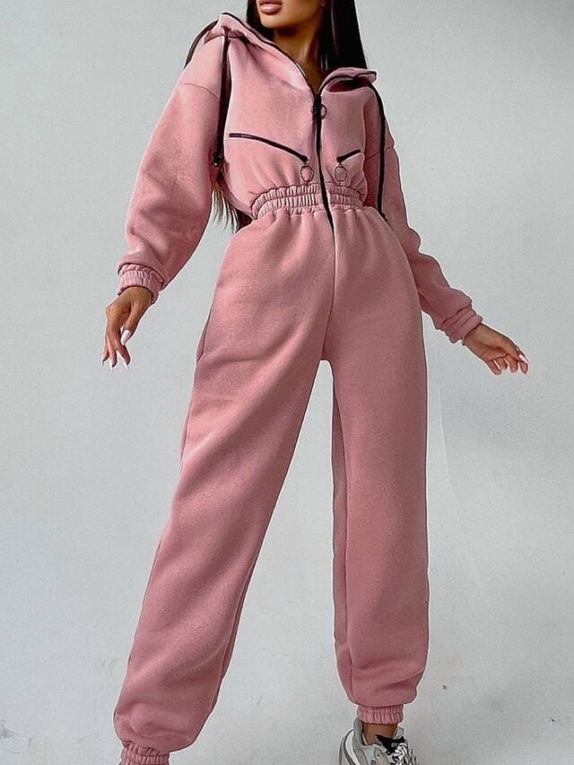 Women's Tracksuit Pants Sets Casual Weekend Active Streetwear Long