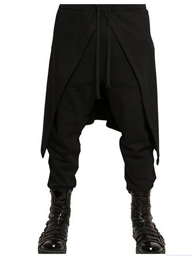 Produktbild von Cordhose Herren Baggy Jogginghose Japanische Haremshose