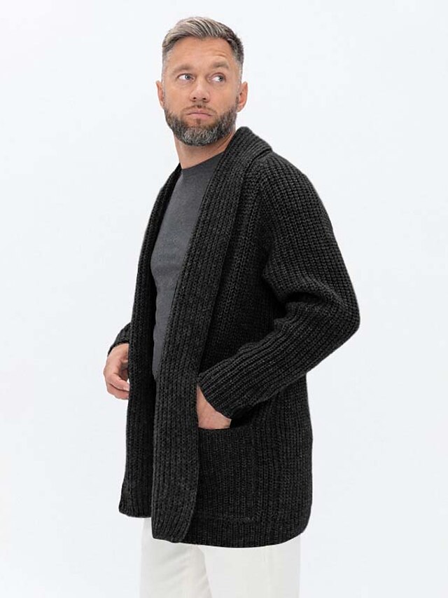 mens khaki cardigan
