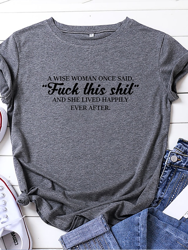 womens a wise woman once said graphic cute cotton funny tees gift ideas ...