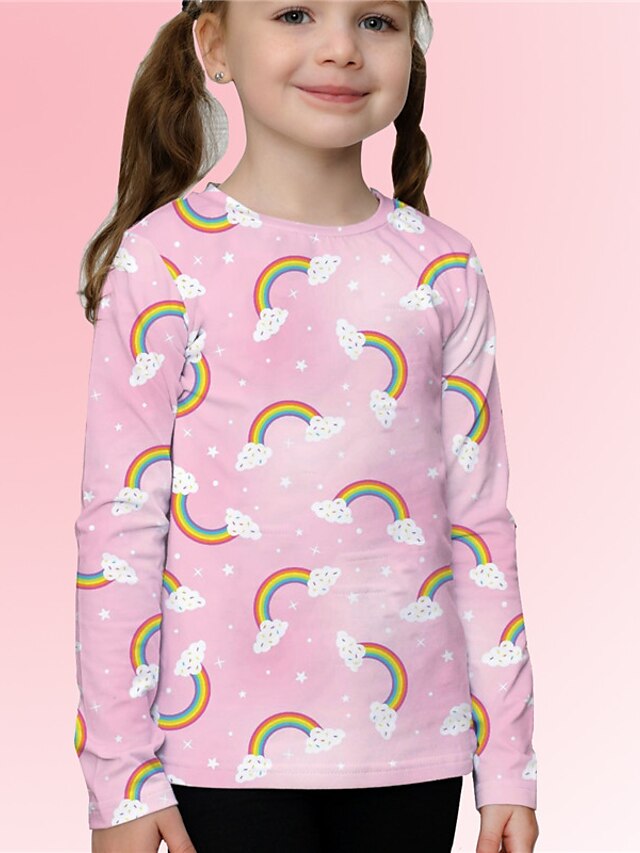 Children Girls Fall Long Sleeve Clothes Short Sleeve Solid Printed Tee T-Shirt Tops Teens Blouse for 5-13 Years Old Children Girls Fall Long Sleeve Clothes Short Sleeve Solid Printed Tee T-Shirt Tops Teens Blouse for 5-13 Years Old