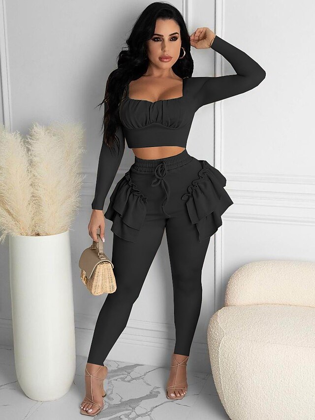 Women's Basic Streetwear Plain Casual 