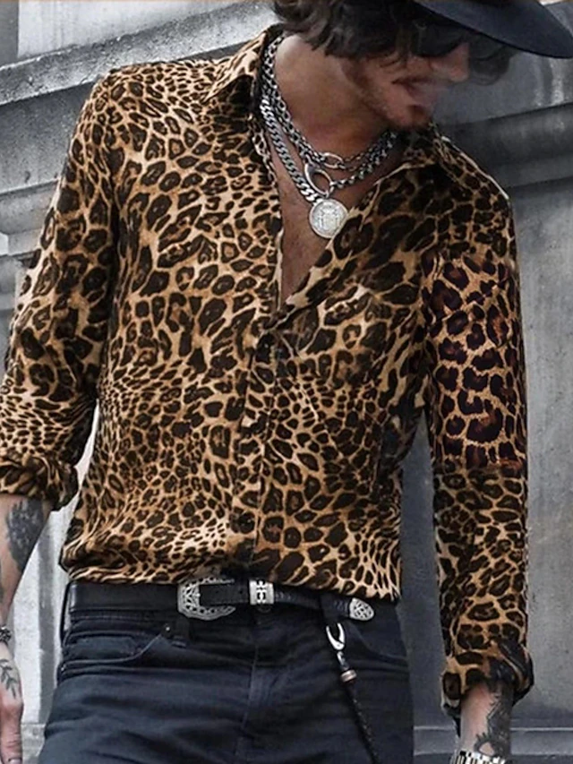 Homme Chemise Brillante à Paillettes Manches Longues Chemise Soirée Homme Chemise Brillante à Paillettes Manches Longues Chemise Soirée