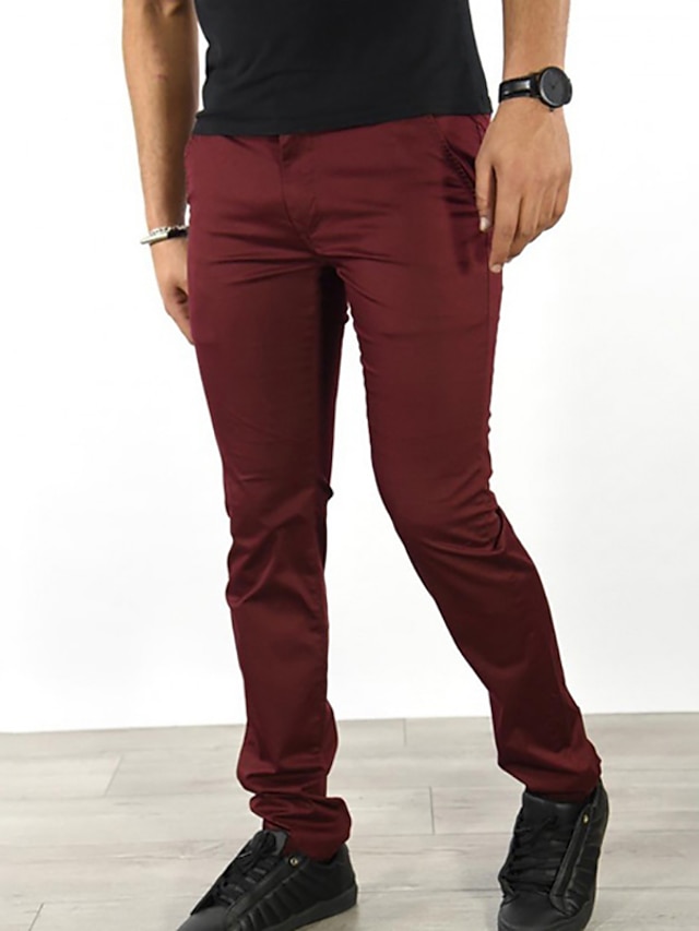 wine chinos mens