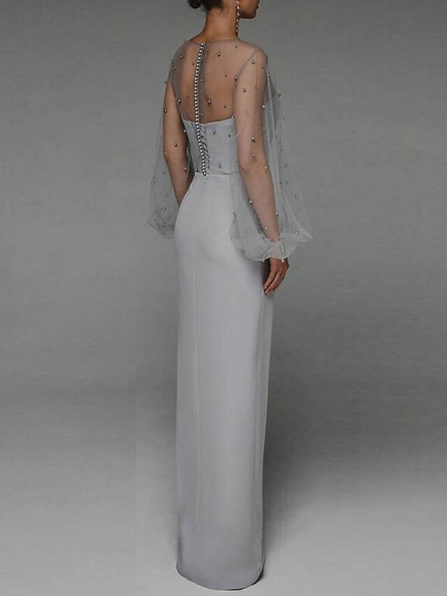 strapless sheath floor length formal evening dress Y6984 main image 1