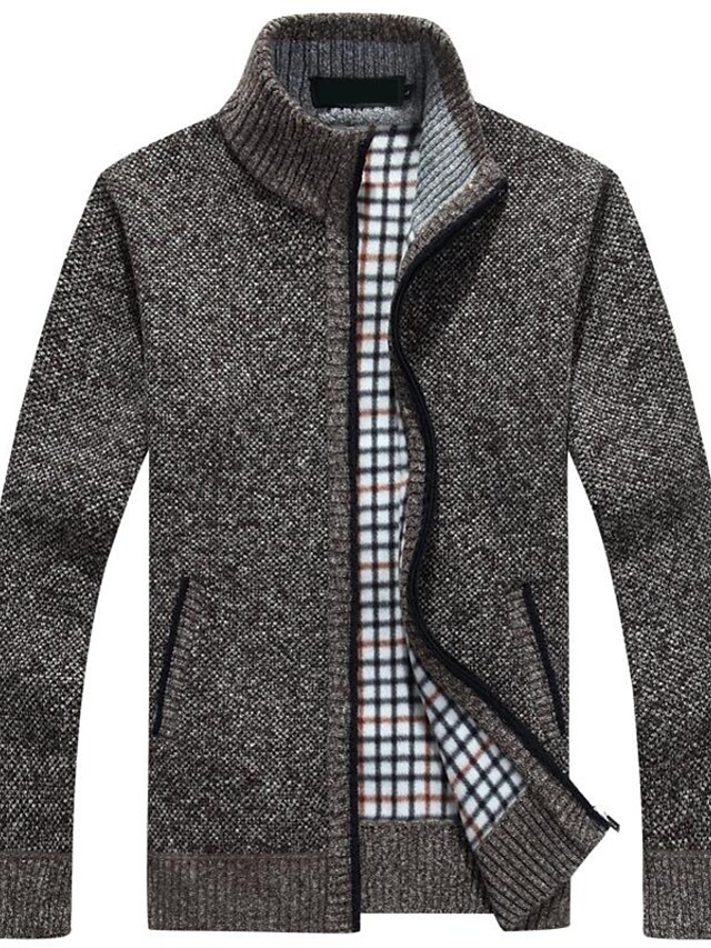 Cardigan Fin Pour Homme - Mode Unie - Pull Pour Homme - Veste D