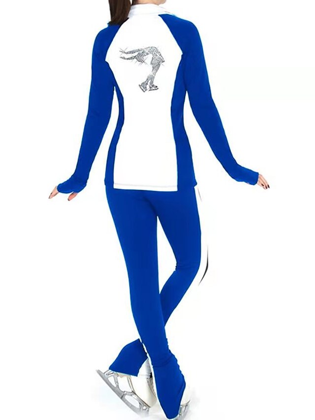 Figure Skating Jacket with Pants Women's Girls' Ice Skating Jacket